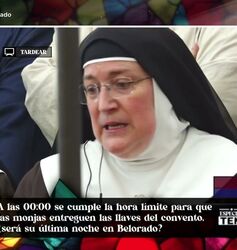 Sor Lucía Caram mediadora en Belorado