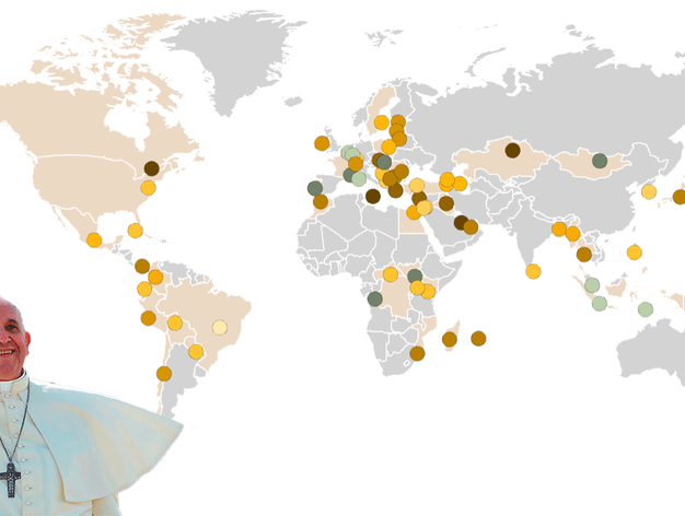 Todos Los Viajes Del Papa Francisco Visitas Apost Licas Y Pa Ses