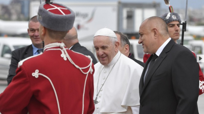 El Papa y el primer ministro búlgaro