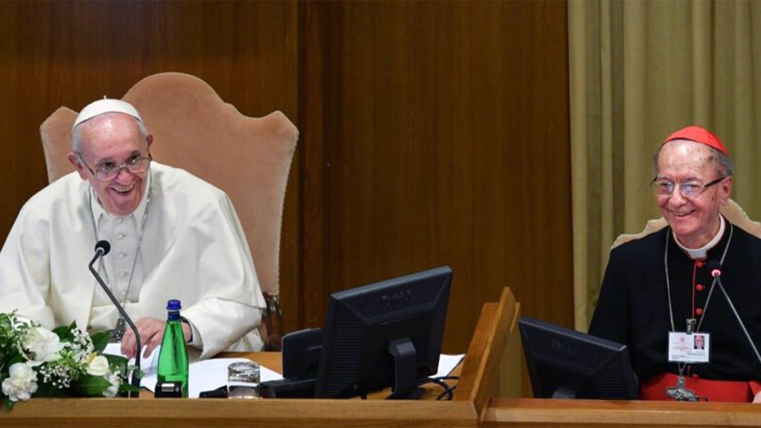 Cardenal Hummes con el Papa Francisco