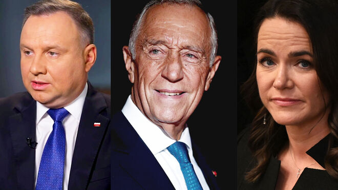 Presidentes de Polonia, Portugal y Hungría