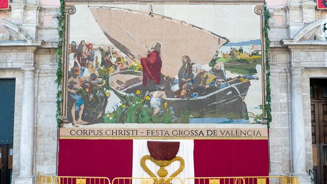 El Tapiz Floral Del Corpus De Valencia Homenajea El Centenario De La Muerte De Sorolla 1520