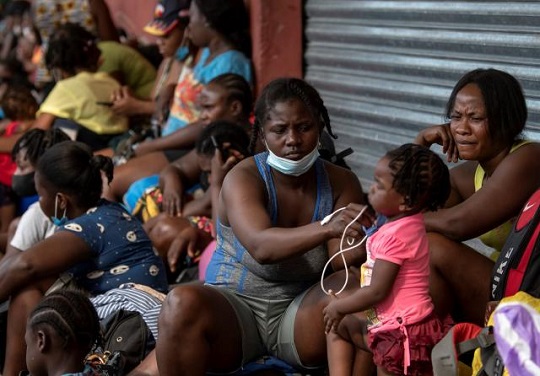 Haitianos en México