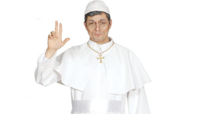 Disfraz de Papa