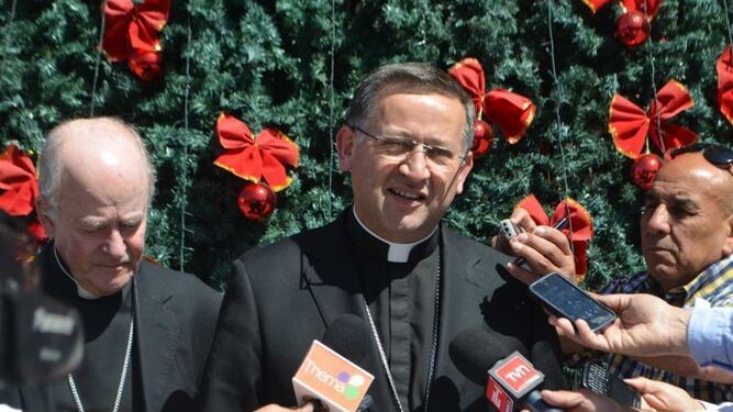 Monseñor René Rebolledo, arzobispo de La Serena