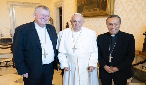Presidencia del Celam y el Papa Francisco
