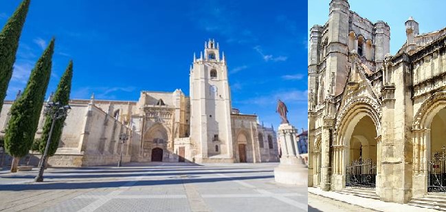 catedral de Palencia y parroquia de la virgen del Cobre