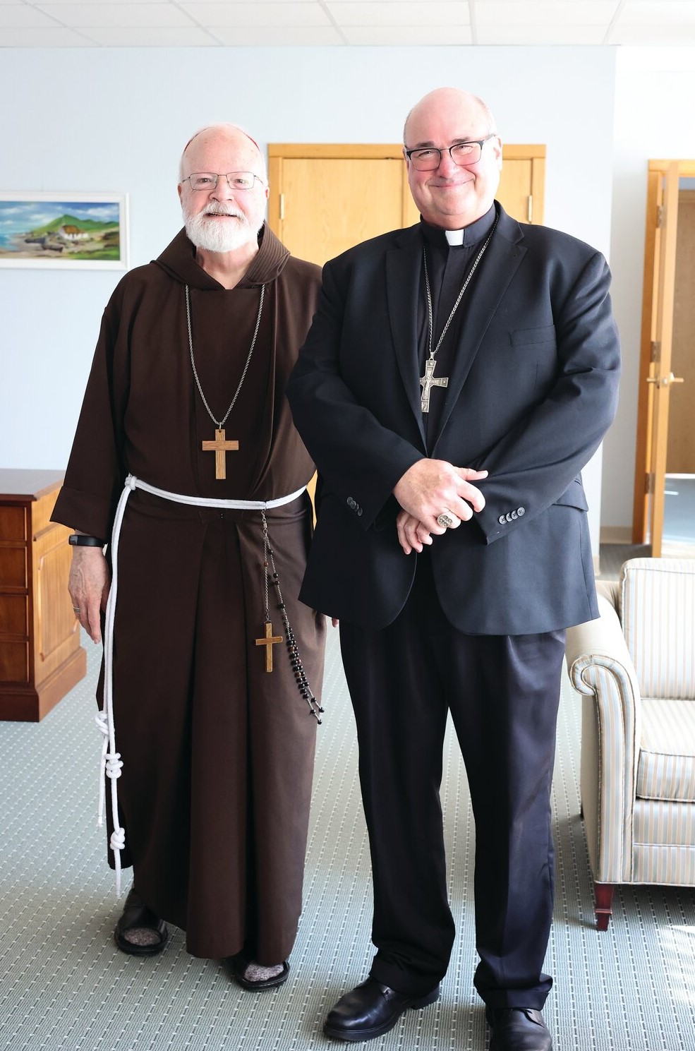 Cardenal O’Malley y monseñor Henning