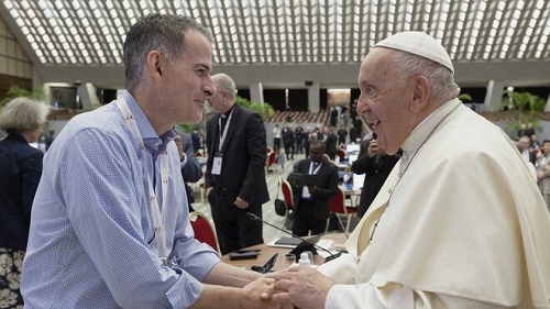 Rafael Luciani y el Papa-Francisco