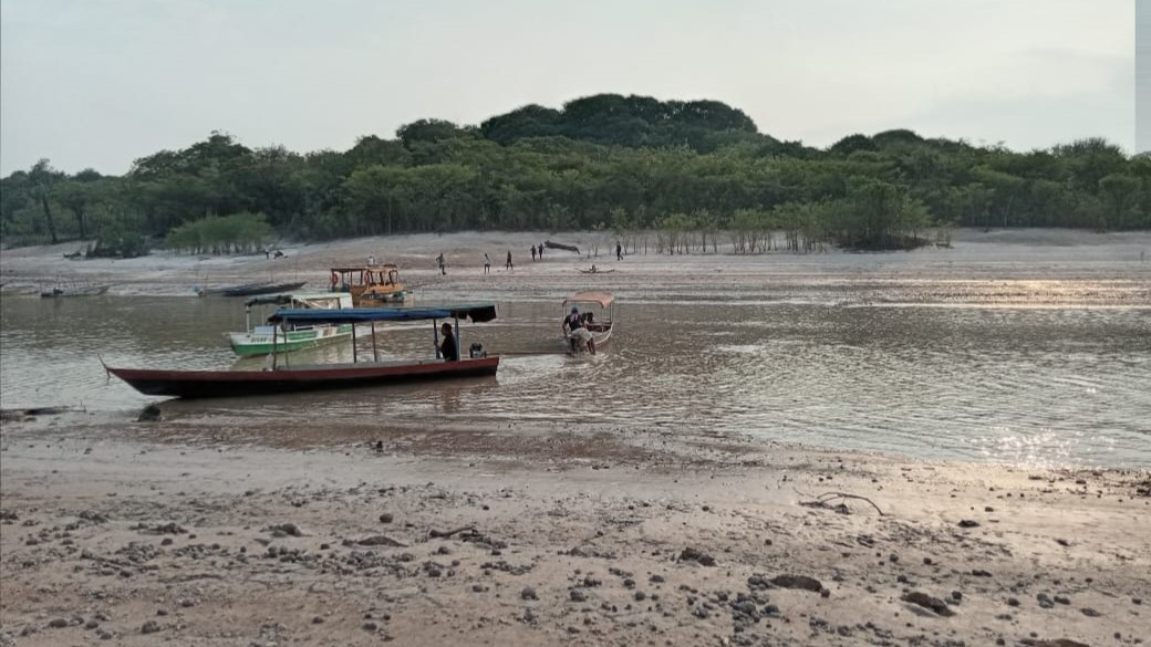 Sequía en la Amazonía