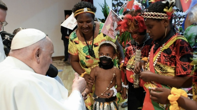 El Papa en Papúa