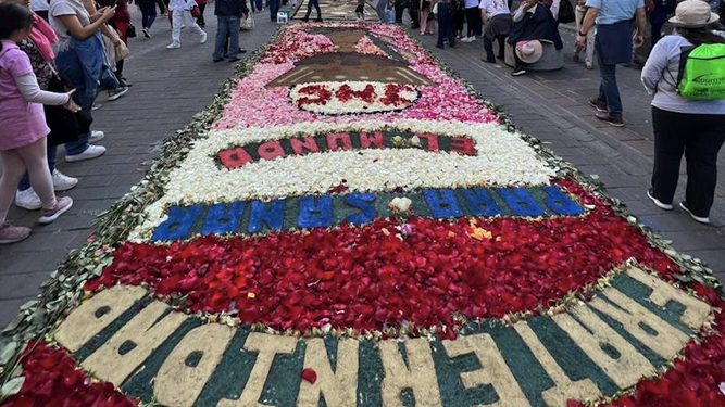 Las calles alfombradas de Quito para el 53 Congreso Eucarístico Internacional