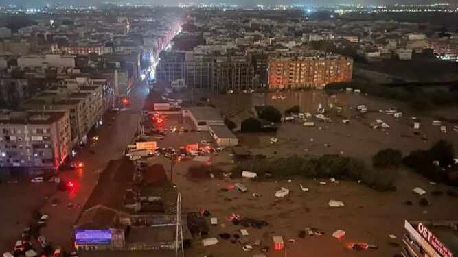 Imagen de la catástrofe en la Comunidad Valenciana