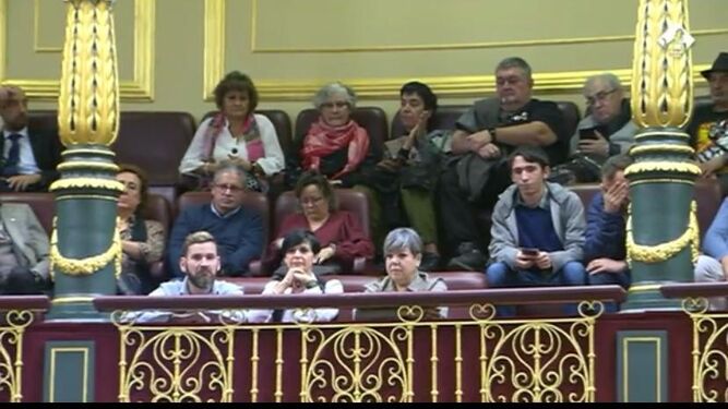 Las víctimas escuchan a Gabilondo en el Congreso