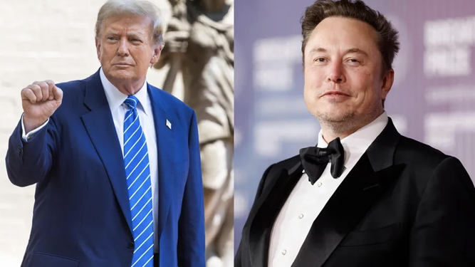 Donal Trump y Elon Musk