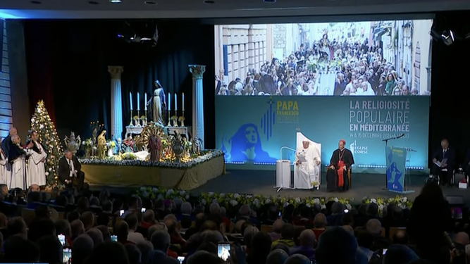 Francisco, en el congreso de religiosidad popular