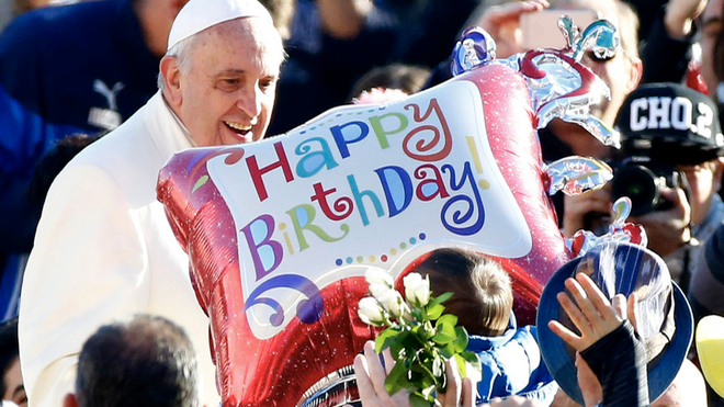 ¡Felicidades, Papa Francisco!