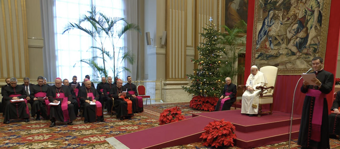 Mensaje del Papa al Cuerpo Diplomático