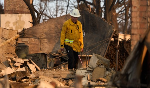 Bomberos en California