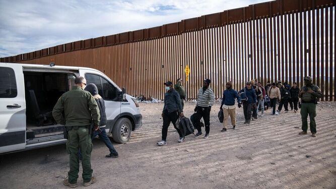 Expulsión de migrantes en la frontera