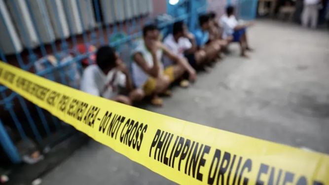 Redada antidroga en la época de Duterte en Filipinas