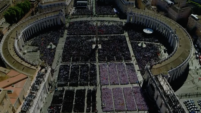 La plaza de San Pedro