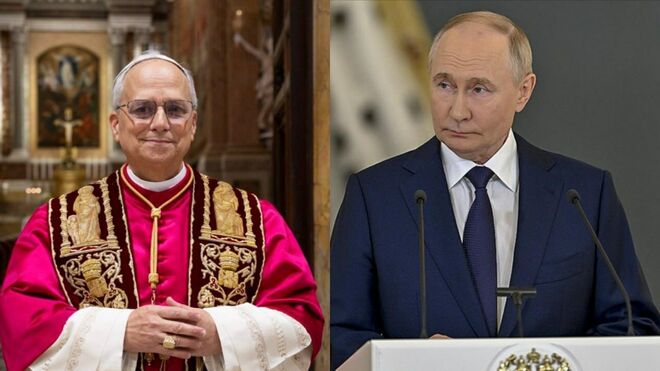 Putin, con León XIV