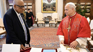 El presidente Lalabalavu, con el Papa